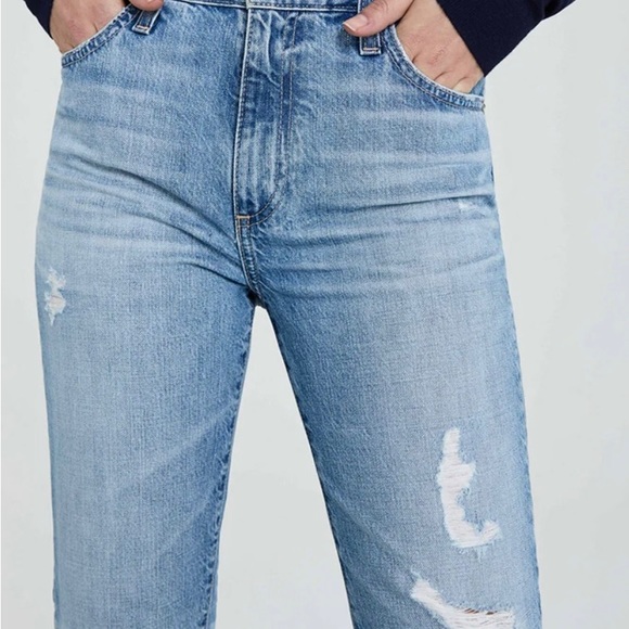 NEW WITH TAGS AG ISABELLE High Rise Straight Leg Jeans Size 27 ๐ฅ - Picture 5 of 10